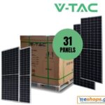 SET Φωτοβολταικό Πάνελ Mono 450W 31 τεμαχίων V-TAC 1135331